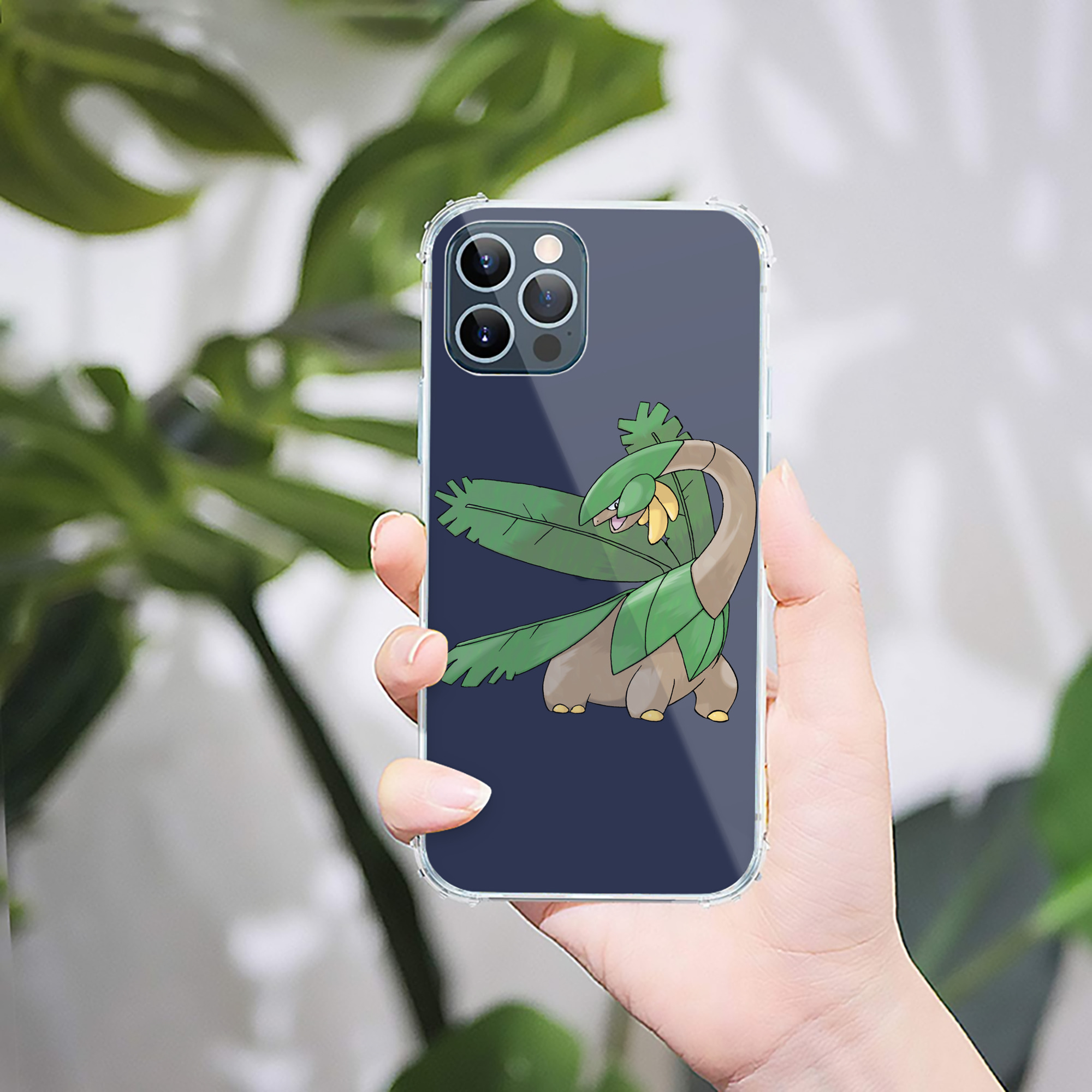 （画像用） ポケットモンスター Pokémon 【iPhone 12シリーズ対応】透明スマホケース（クリアソフトケース）